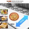 VEVOR Commercial Refrigerator, 72" Sandwich & Salad Prep Table, 17.73 Cu. Ft Stainless Steel Refrigerated Food Prep Station with 18 Pans, Cut Board