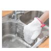 1 Pairs Bamboo Fiber Dishwashing Gloves Combine Dishwashing Gloves And Dish Cloth