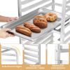 20-tier Bun Pan Speed Rack with Lockable Rubber Wheels
