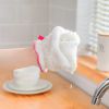 1 Pairs Bamboo Fiber Dishwashing Gloves Combine Dishwashing Gloves And Dish Cloth