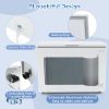 Compact Deep Freezer with 7-Level Adjustable Temperature and Removable Basket