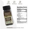 Pride of India – Brown Mustard Seed Whole – Gourmet Indian Spice – Hot & Spicy Flavor – Ideal seasoning for sauces/dips/spice blends – Easy to Use – 3