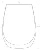 Paşabahçe 420825 Amber 6 Pieces Water and Whiskey Glass, 350 cc