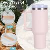 40oz V2 large capacity tumbler,  With Handle And Straw Lid