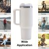40oz V2 large capacity tumbler,  With Handle And Straw Lid