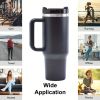 40oz V2 large capacity tumbler,  With Handle And Straw Lid
