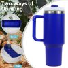 40oz V2 large capacity tumbler,  With Handle And Straw Lid