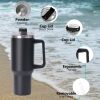 40oz large capacity tumbler With Handle And Straw Lid
