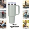 40oz V2 large capacity tumbler,  With Handle And Straw Lid