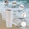 40oz V2 large capacity tumbler,  With Handle And Straw Lid