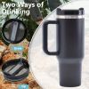 40oz V2 large capacity tumbler,  With Handle And Straw Lid