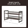 Adjustable to Flat or Slant Shoe Organizer Stand