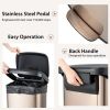 13.2 Gallon Step Trash Can with Soft Close Lid and Deodorizer Compartment