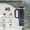 40oz V2 large capacity tumbler,  With Handle And Straw Lid