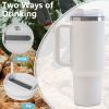 40oz V2 large capacity tumbler,  With Handle And Straw Lid
