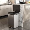 13.2 Gallon Step Trash Can with Soft Close Lid and Deodorizer Compartment