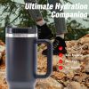 40oz V2 large capacity tumbler,  With Handle And Straw Lid