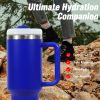 40oz V2 large capacity tumbler,  With Handle And Straw Lid