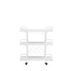 Drinks Trolley Cart with Rolling Wheels Hotel Serving Cart with Wine and Glass Holders Bar Carts