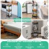 3-Tier Rotating 1-Second folding Storage Rack Metal
