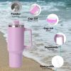 Vacuum Mug 40oz Insulated Mug with Lid & Straw